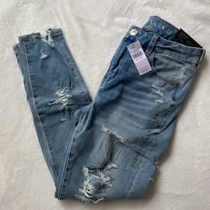 American Eagle Curvy High Rise The Dream Jegging 4 Short NWOT